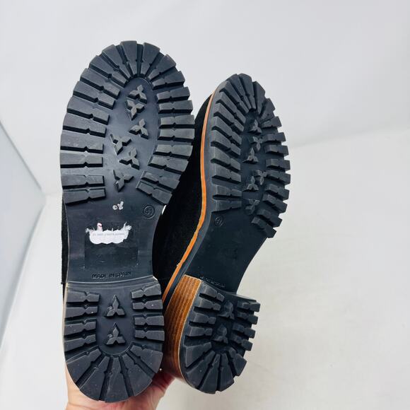 Bertuchi Suede Lug Sole Chelsea Boots Brown Ankle Pull-On Womens Size 9.5 - Picture 7 of 12